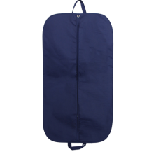 Custom Non Woven Polypropylene Black Garment Suit Cover Bag Wholesale/travel Nonwoven Foldable Cloth Garment Bag